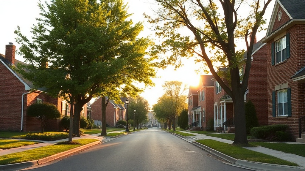 Northern Virginia suburban neighborhood